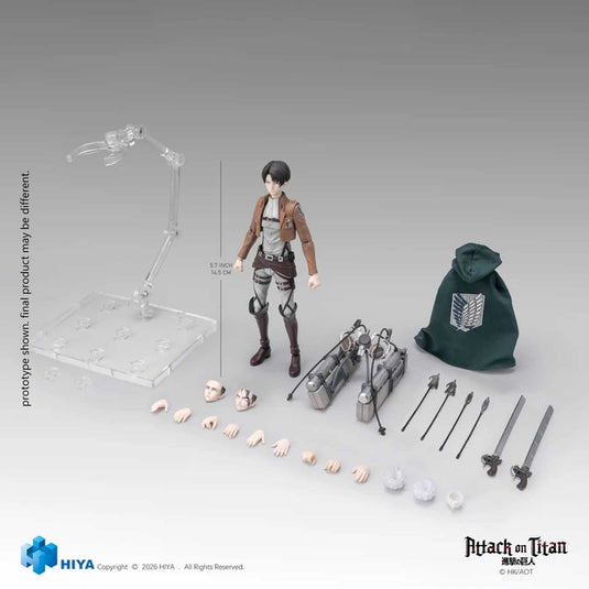 Hiya Toys - Exquisite Basic Series: Attack on Titan - Levi Ackerman