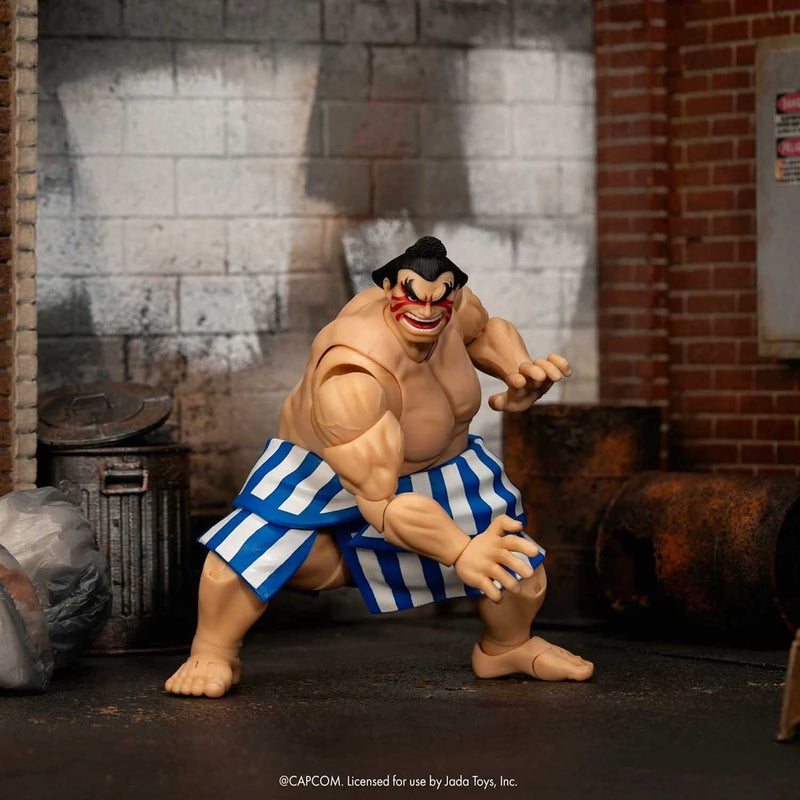 Load image into Gallery viewer, Jada Toys - Ultra Street Fighter II The Final Challengers - E. Honda 1/12 Scale
