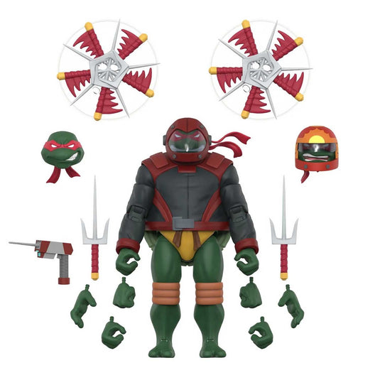 Super 7 - Teenage Mutant Ninja Turtles Ultimates - Raphael (Road Gear) (2003 Animated Series)
