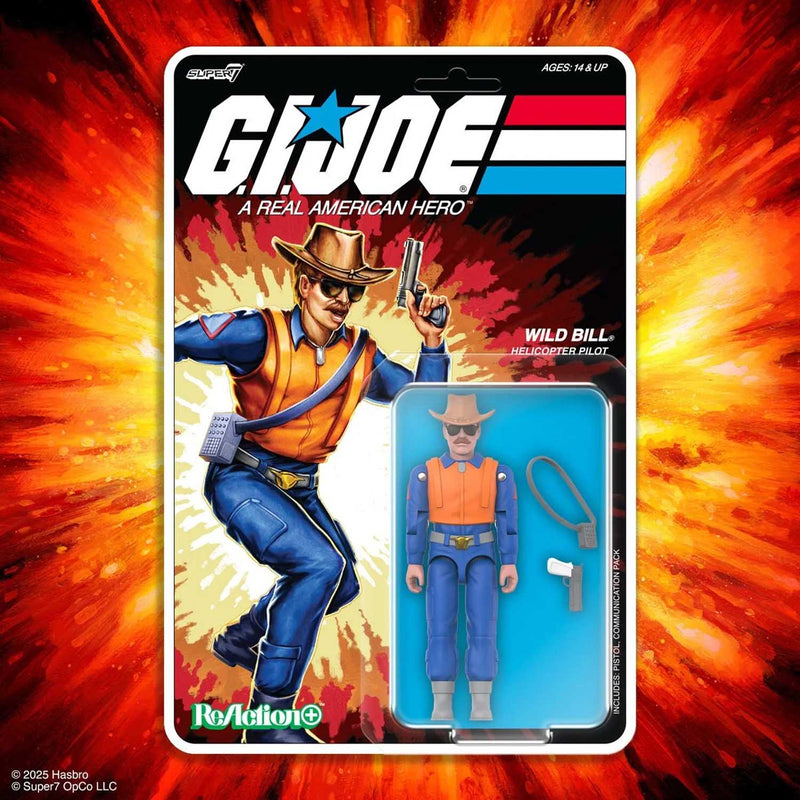 Load image into Gallery viewer, Super 7 - Reaction+ (O-Ring Figure) G.I. Joe - Wild Bill (Cartoon)
