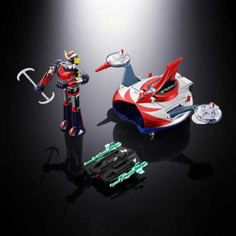 Load image into Gallery viewer, Bandai - Chogokin - UFO Robot Grendizer - Deluxe Grendizer &amp; UFO Spazer
