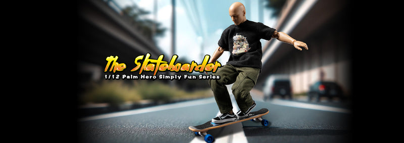 Load image into Gallery viewer, DID - 1/12 Palm Hero Simply Fun Series - The Skateboarder
