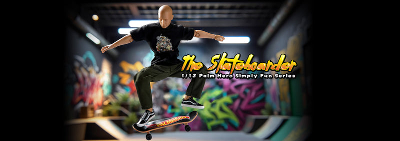 Load image into Gallery viewer, DID - 1/12 Palm Hero Simply Fun Series - The Skateboarder
