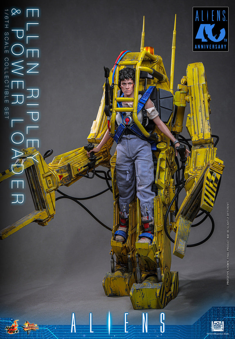 Load image into Gallery viewer, Hot Toys - Aliens (1986) - Ellen RIpley &amp; Power Loader Set of 2 (MMS923)
