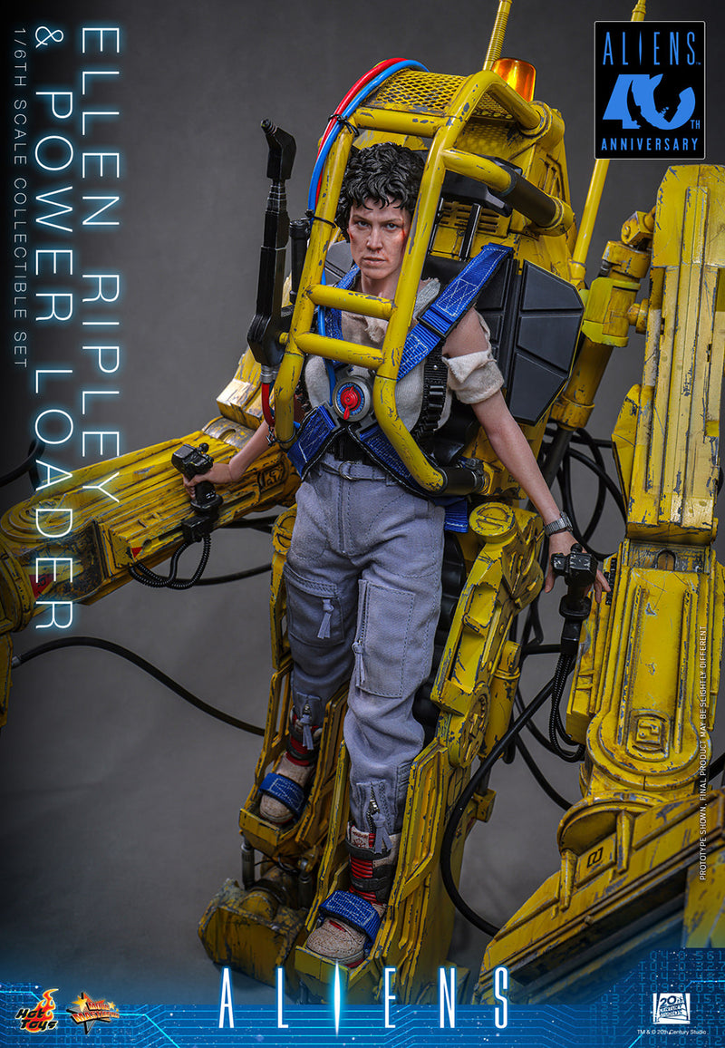 Load image into Gallery viewer, Hot Toys - Aliens (1986) - Ellen RIpley &amp; Power Loader Set of 2 (MMS923)
