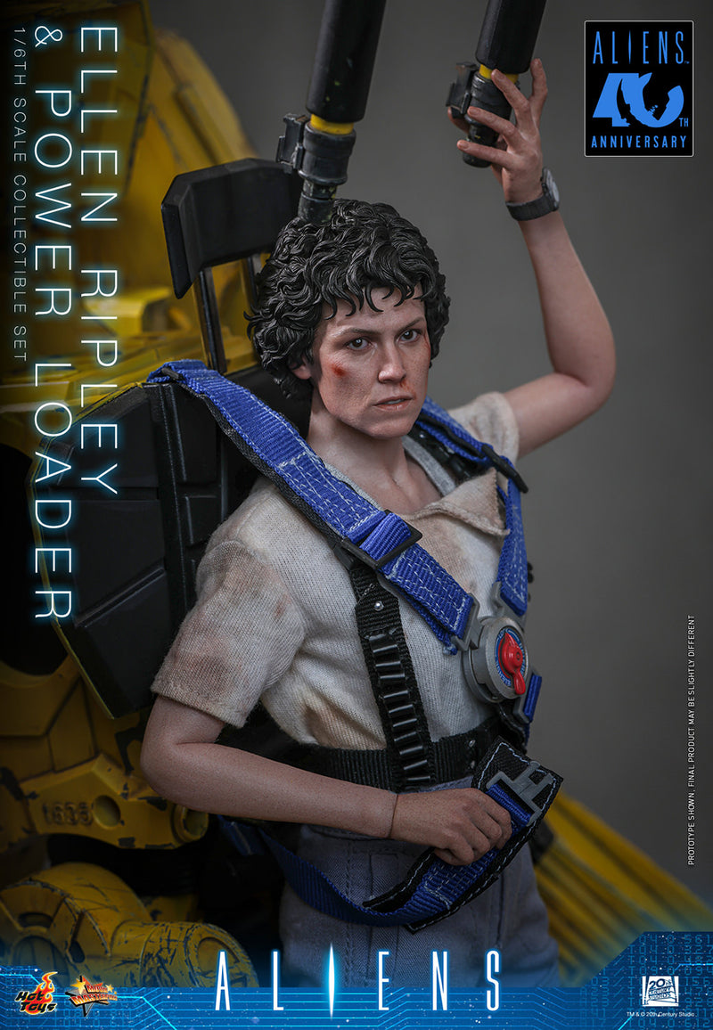 Load image into Gallery viewer, Hot Toys - Aliens (1986) - Ellen RIpley &amp; Power Loader Set of 2 (MMS923)
