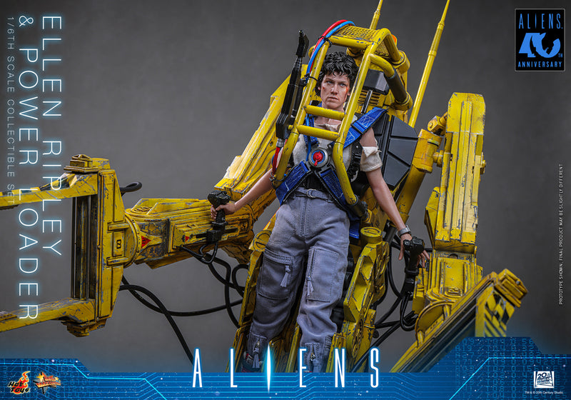 Load image into Gallery viewer, Hot Toys - Aliens (1986) - Ellen RIpley &amp; Power Loader Set of 2 (MMS923)
