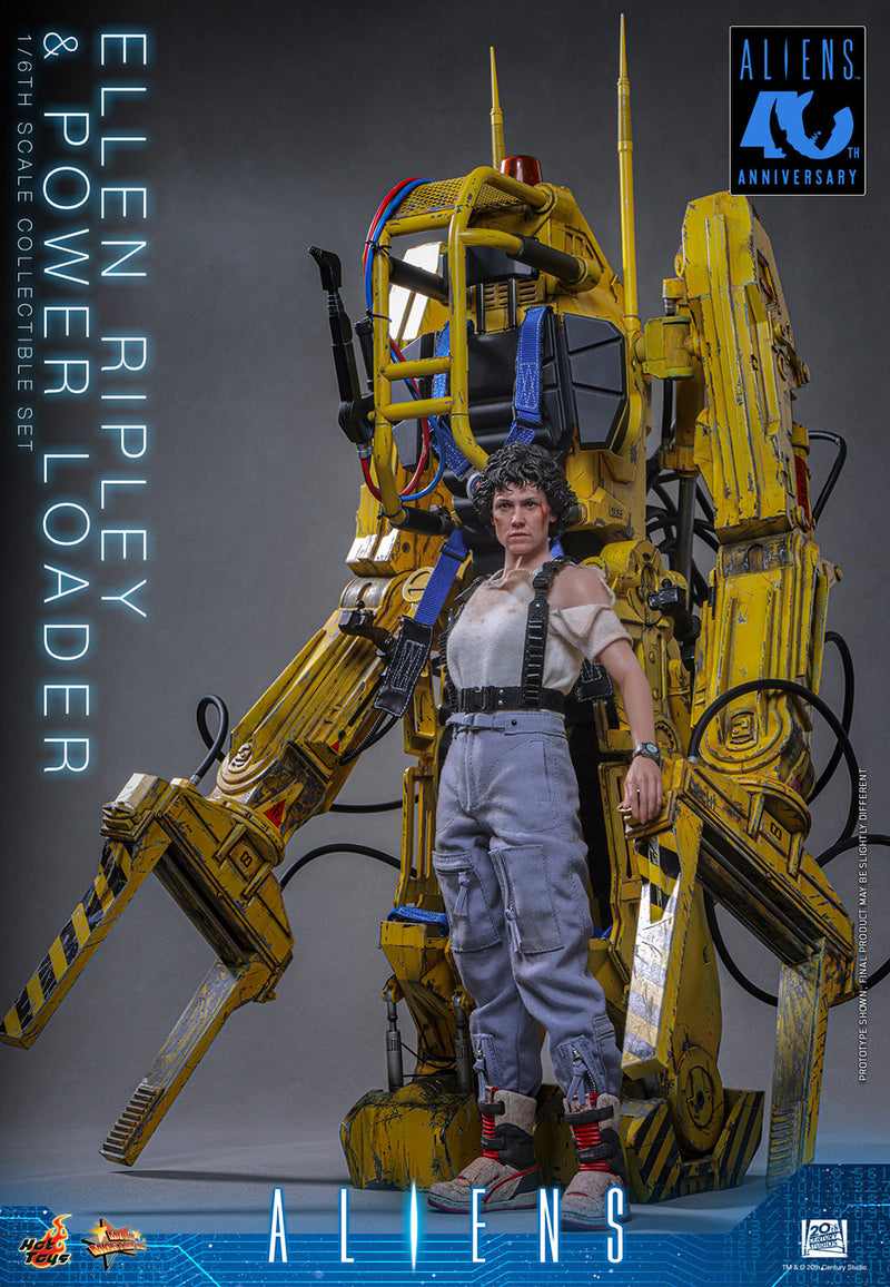 Load image into Gallery viewer, Hot Toys - Aliens (1986) - Ellen RIpley &amp; Power Loader Set of 2 (MMS923)
