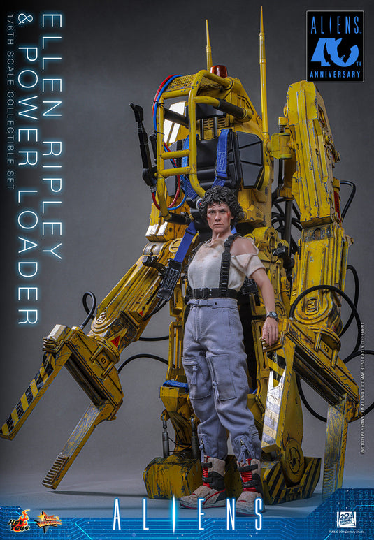 Hot Toys - Aliens (1986) - Ellen RIpley & Power Loader Set of 2 (MMS923)
