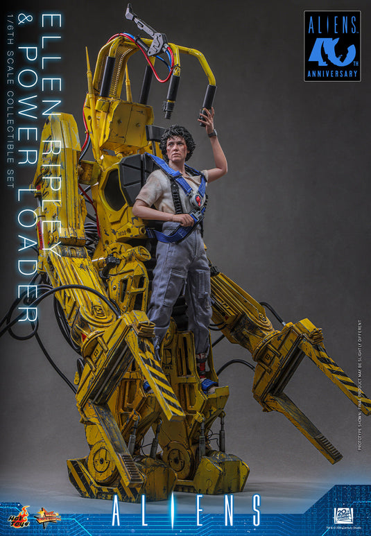 Hot Toys - Aliens (1986) - Ellen RIpley & Power Loader Set of 2 (MMS923)