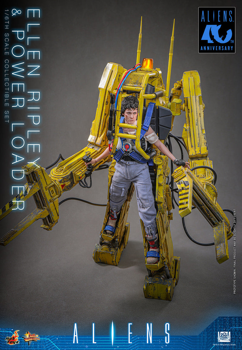 Load image into Gallery viewer, Hot Toys - Aliens (1986) - Ellen RIpley &amp; Power Loader Set of 2 (MMS923)
