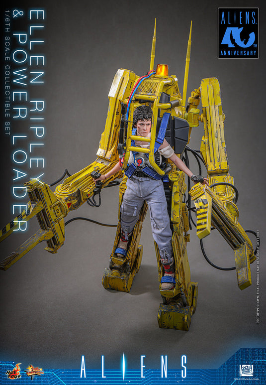 Hot Toys - Aliens (1986) - Ellen RIpley & Power Loader Set of 2 (MMS923)