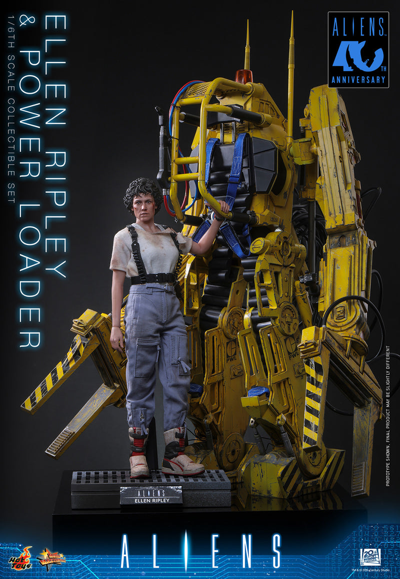 Load image into Gallery viewer, Hot Toys - Aliens (1986) - Ellen RIpley &amp; Power Loader Set of 2 (MMS923)
