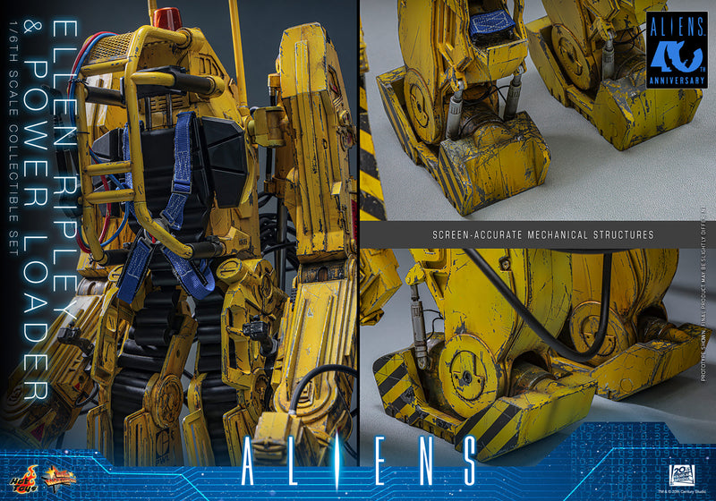Load image into Gallery viewer, Hot Toys - Aliens (1986) - Ellen RIpley &amp; Power Loader Set of 2 (MMS923)
