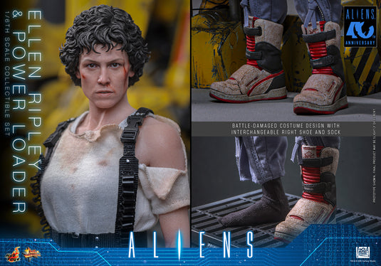 Hot Toys - Aliens (1986) - Ellen RIpley & Power Loader Set of 2 (MMS923)