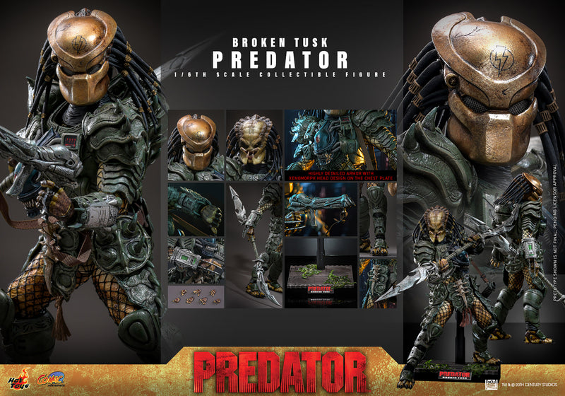 Load image into Gallery viewer, Hot Toys - Predator - Broken Tusk Predator

