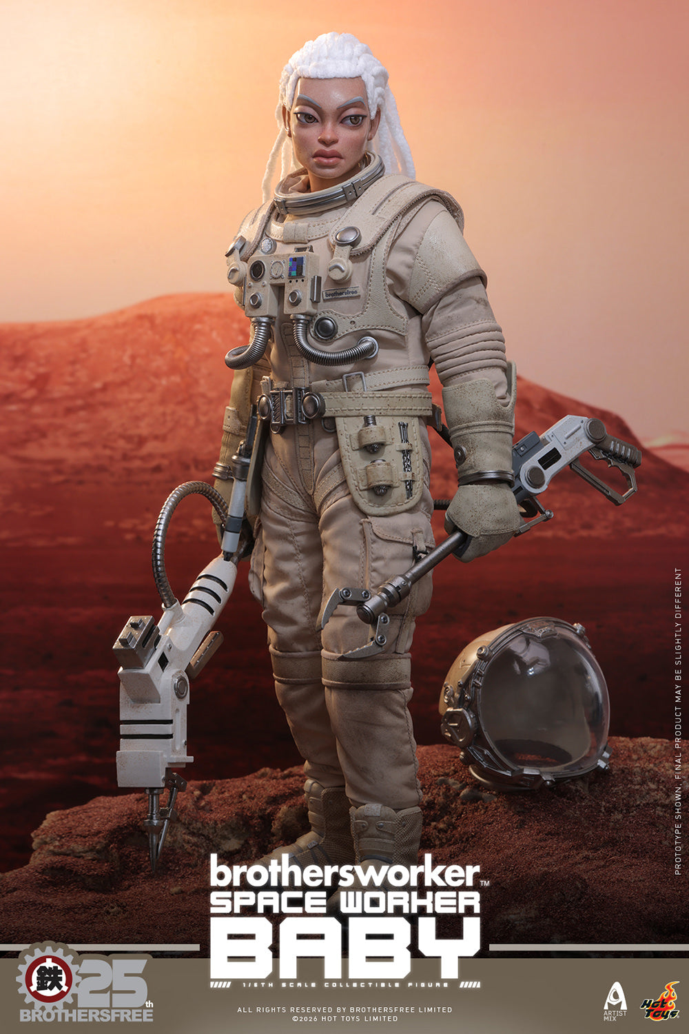 Hot Toys - Brothersworker - Space Worker Baby (Brothersfree 25th Versi ...
