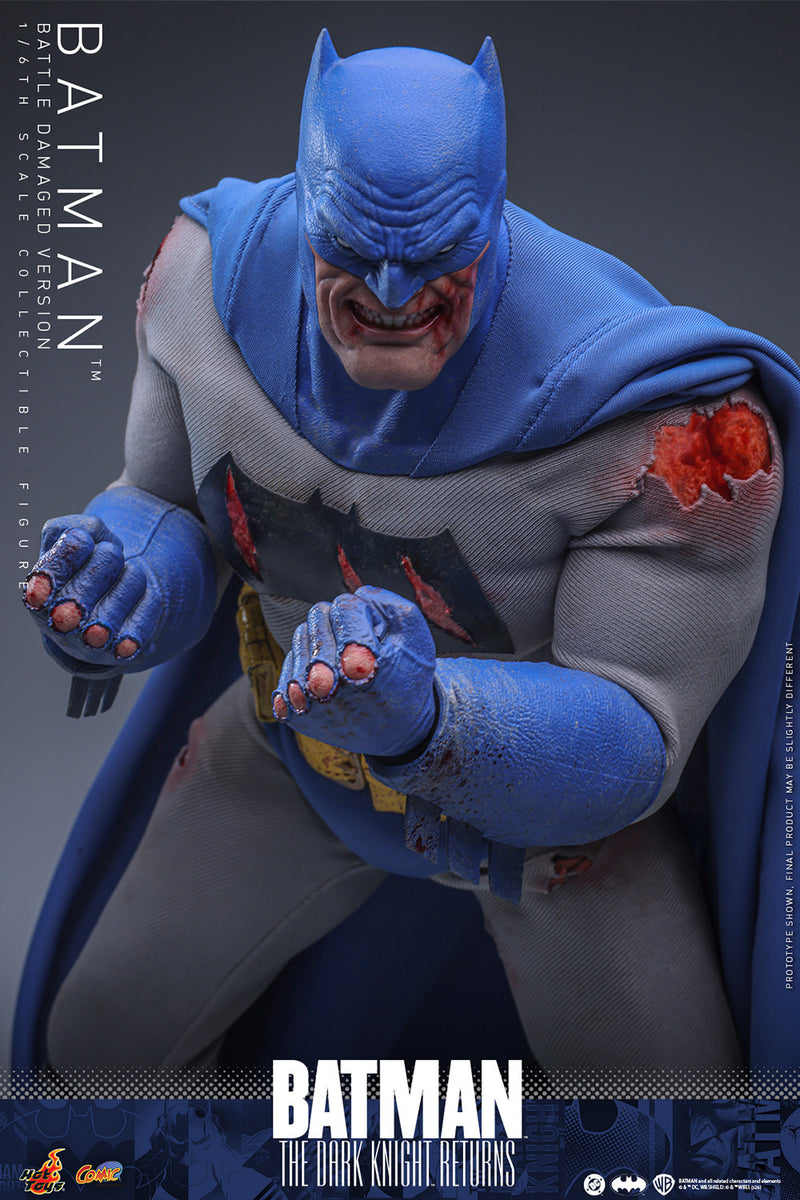 Load image into Gallery viewer, Hot Toys - Batman: The Dark Knight Returns - Batman (Battle Damaged Version)
