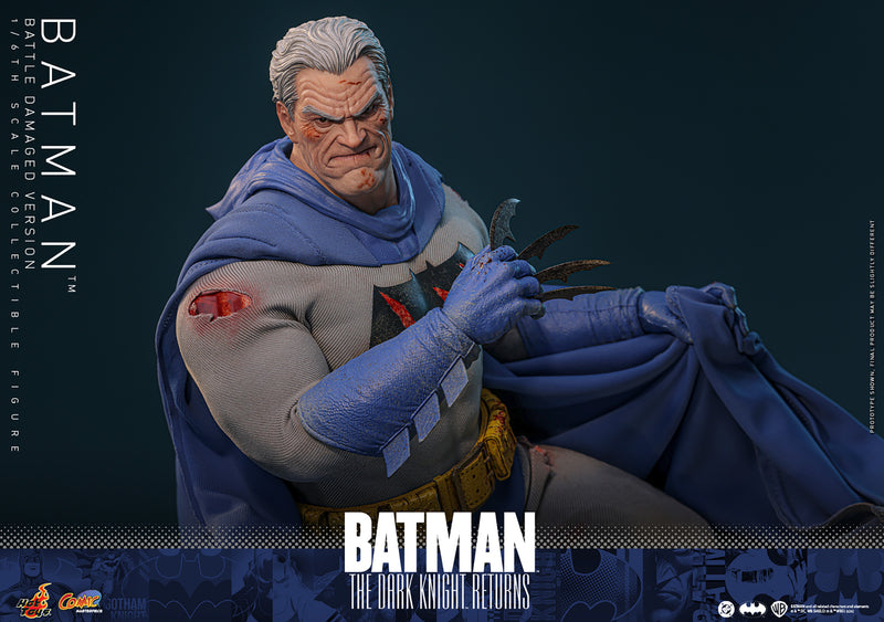 Load image into Gallery viewer, Hot Toys - Batman: The Dark Knight Returns - Batman (Battle Damaged Version)
