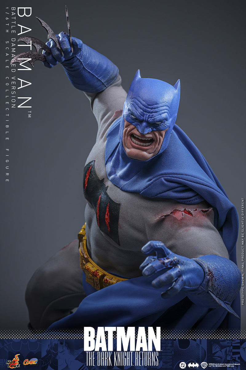 Load image into Gallery viewer, Hot Toys - Batman: The Dark Knight Returns - Batman (Battle Damaged Version)
