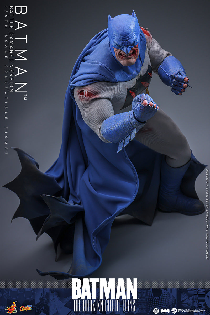 Load image into Gallery viewer, Hot Toys - Batman: The Dark Knight Returns - Batman (Battle Damaged Version)
