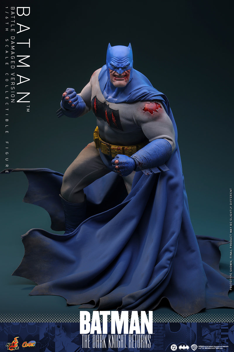 Load image into Gallery viewer, Hot Toys - Batman: The Dark Knight Returns - Batman (Battle Damaged Version)
