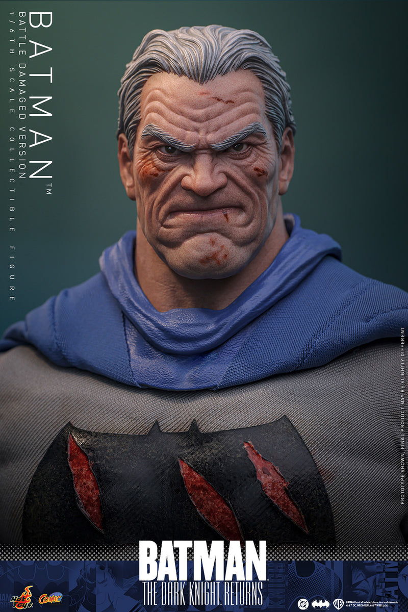 Load image into Gallery viewer, Hot Toys - Batman: The Dark Knight Returns - Batman (Battle Damaged Version)
