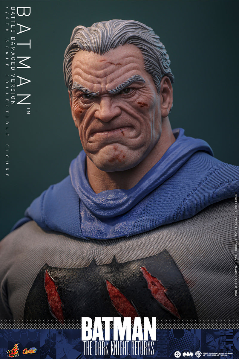 Load image into Gallery viewer, Hot Toys - Batman: The Dark Knight Returns - Batman (Battle Damaged Version)
