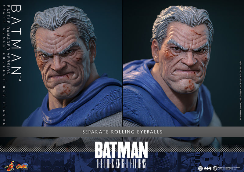 Load image into Gallery viewer, Hot Toys - Batman: The Dark Knight Returns - Batman (Battle Damaged Version)
