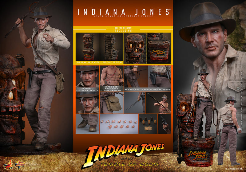 Load image into Gallery viewer, Hot Toys - Indiana Jones and the Temple of Doom - Indiana Jones (Deluxe Version)
