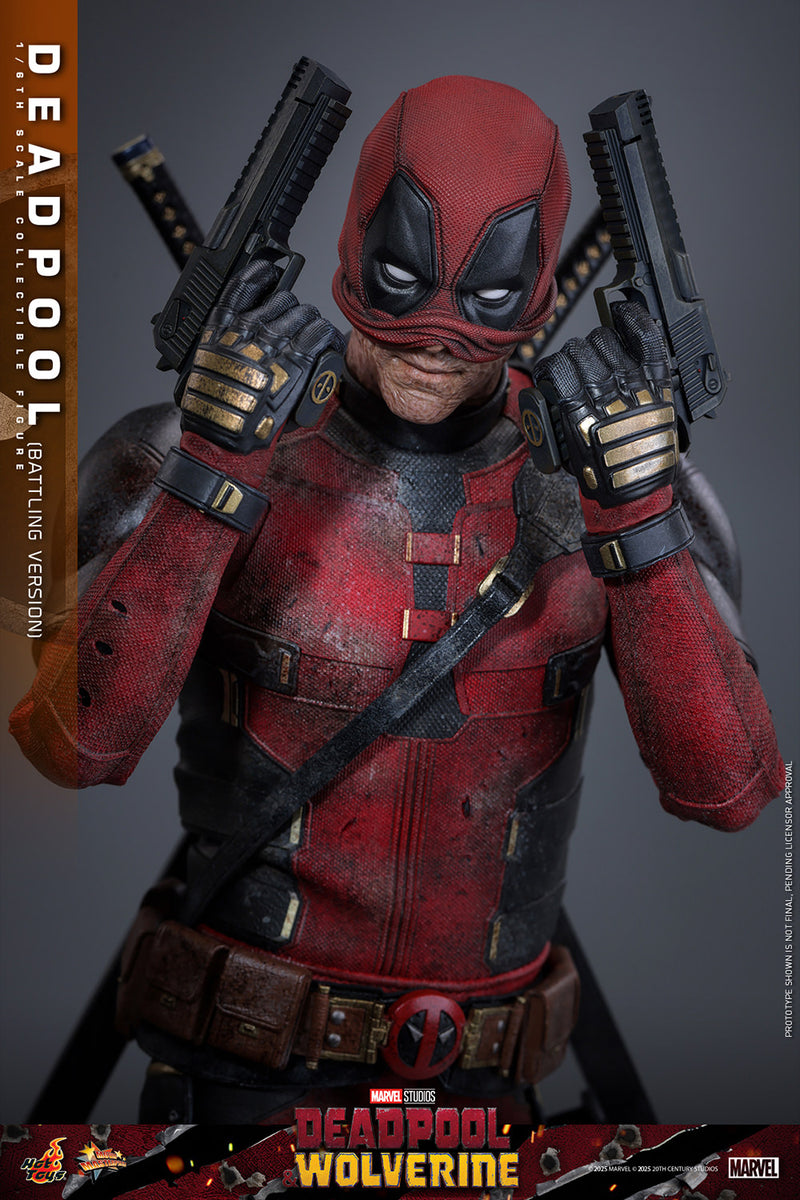 Load image into Gallery viewer, Hot Toys - Deadpool and Wolverine - Deadpool (Battling Version)
