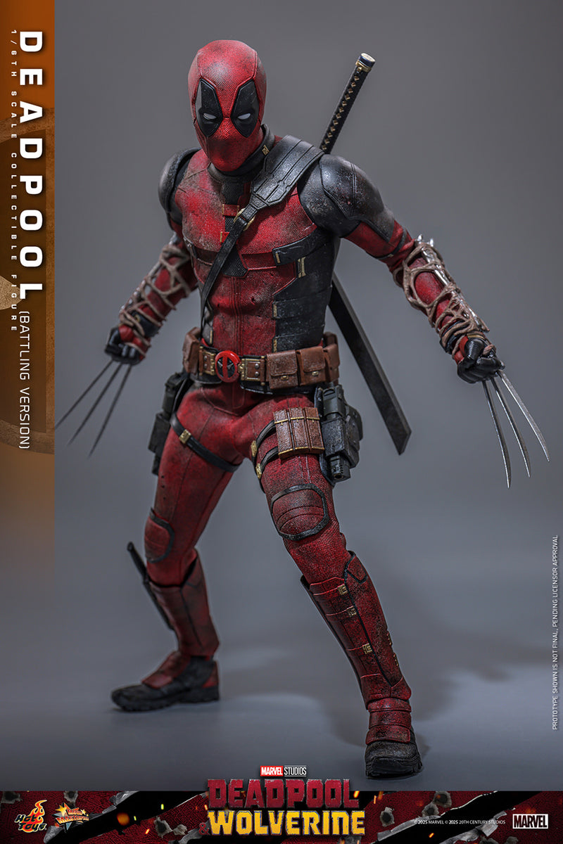 Load image into Gallery viewer, Hot Toys - Deadpool and Wolverine - Deadpool (Battling Version)

