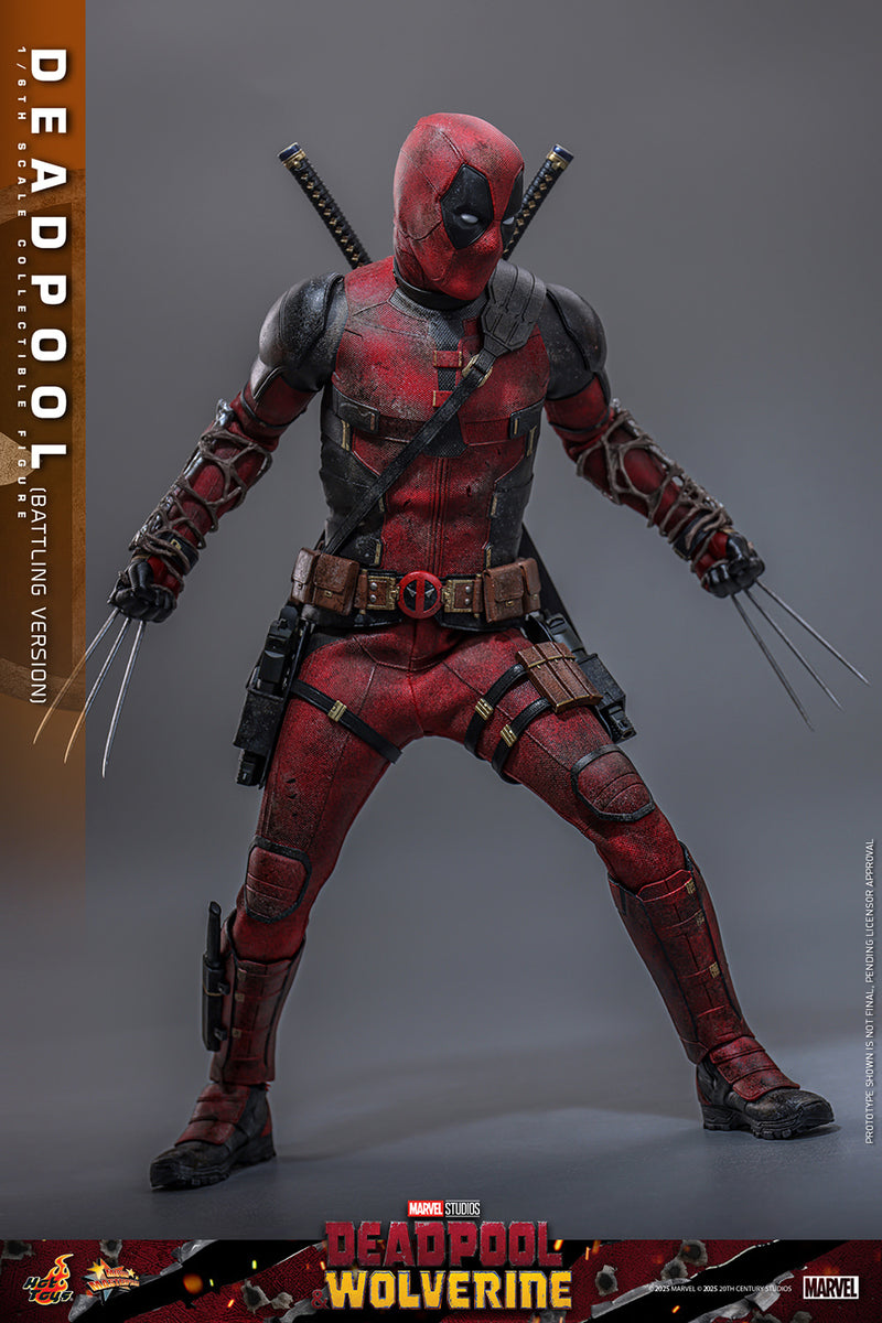 Load image into Gallery viewer, Hot Toys - Deadpool and Wolverine - Deadpool (Battling Version)
