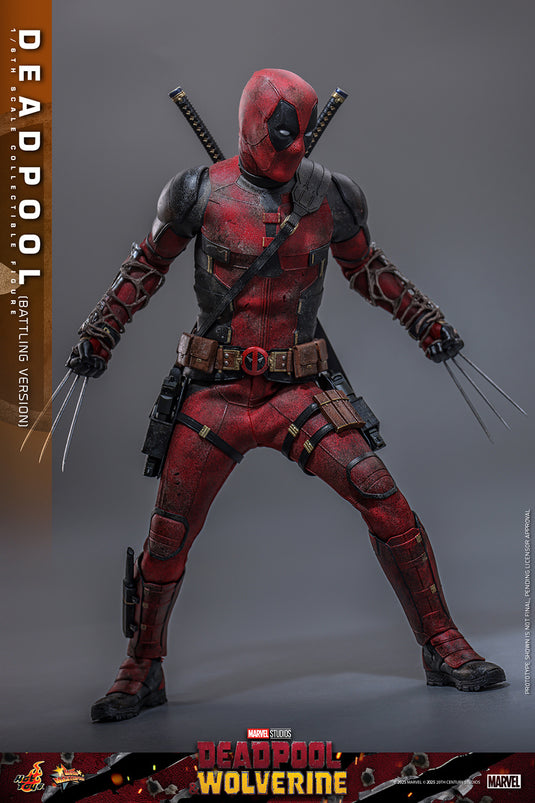 Hot Toys - Deadpool and Wolverine - Deadpool (Battling Version)