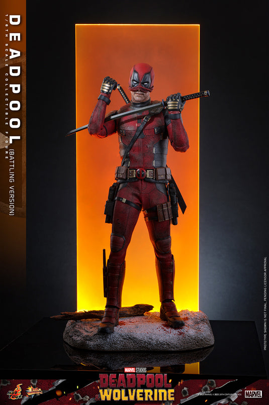 Hot Toys - Deadpool and Wolverine - Deadpool (Battling Version)