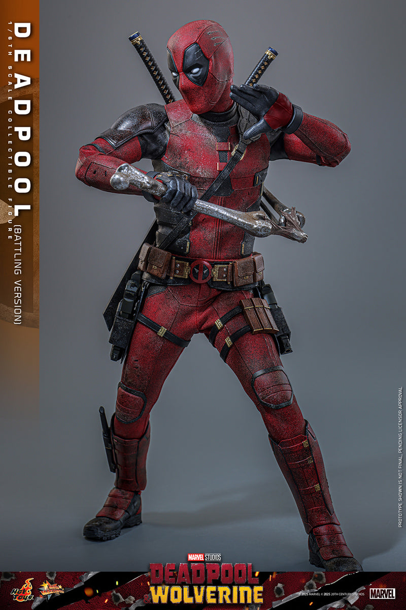 Load image into Gallery viewer, Hot Toys - Deadpool and Wolverine - Deadpool (Battling Version)
