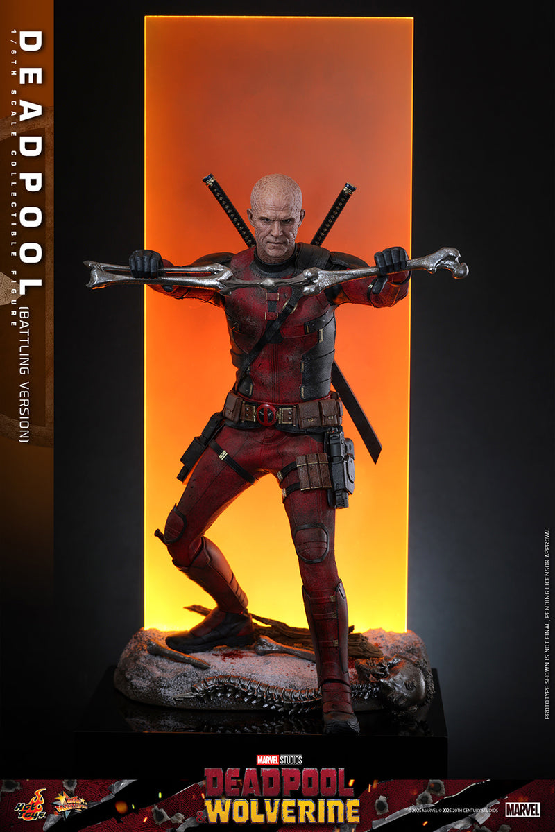 Load image into Gallery viewer, Hot Toys - Deadpool and Wolverine - Deadpool (Battling Version)
