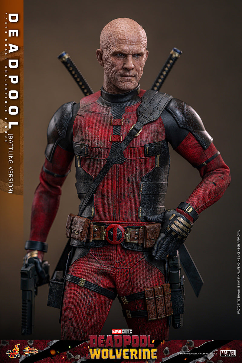 Load image into Gallery viewer, Hot Toys - Deadpool and Wolverine - Deadpool (Battling Version)
