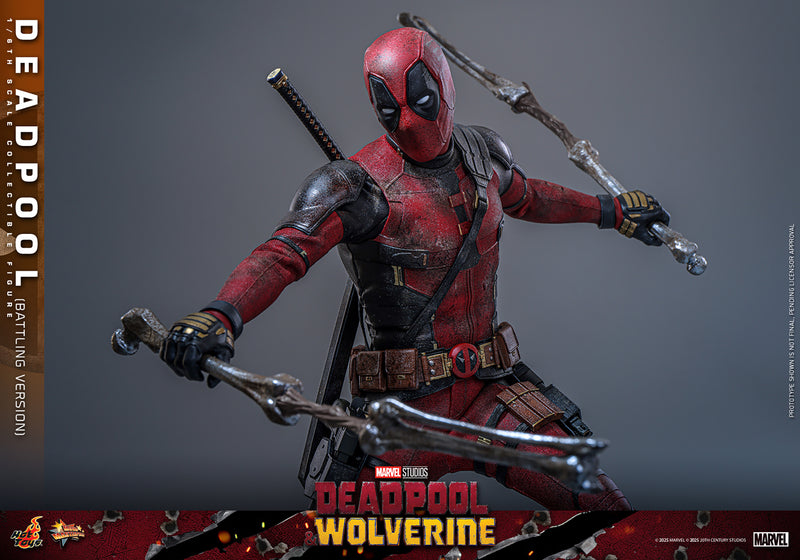 Load image into Gallery viewer, Hot Toys - Deadpool and Wolverine - Deadpool (Battling Version)
