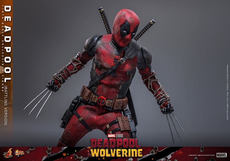 Load image into Gallery viewer, Hot Toys - Deadpool and Wolverine - Deadpool (Battling Version)
