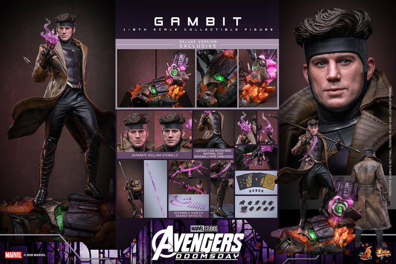 Load image into Gallery viewer, Hot Toys - Avengers Doomsday - Gambit (Deluxe Version) (MMS911)
