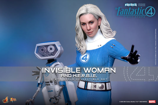 Hot Toys - The Fantastic Four: First Steps - Invisible Woman and H.E.R.B.I.E.