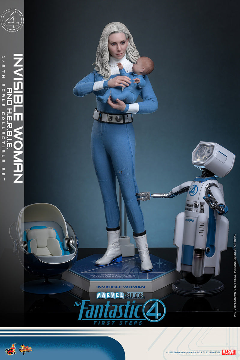 Load image into Gallery viewer, Hot Toys - The Fantastic Four: First Steps - Invisible Woman and H.E.R.B.I.E.
