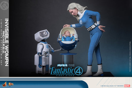 Hot Toys - The Fantastic Four: First Steps - Invisible Woman and H.E.R.B.I.E.