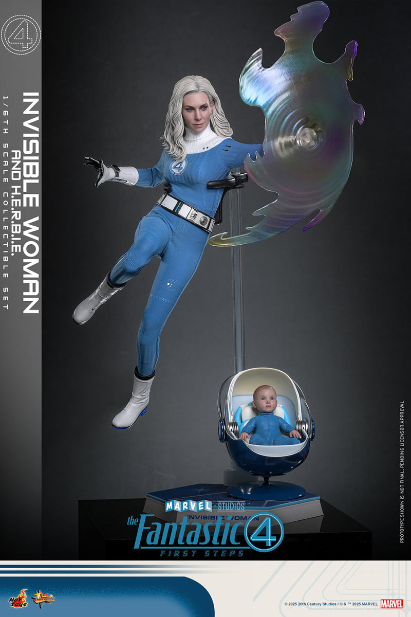 Load image into Gallery viewer, Hot Toys - The Fantastic Four: First Steps - Invisible Woman and H.E.R.B.I.E.
