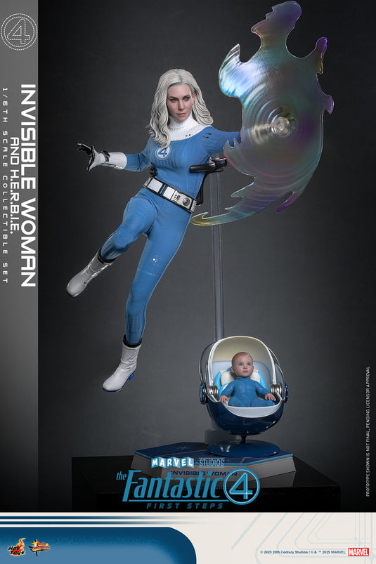 Hot Toys - The Fantastic Four: First Steps - Invisible Woman and H.E.R.B.I.E.