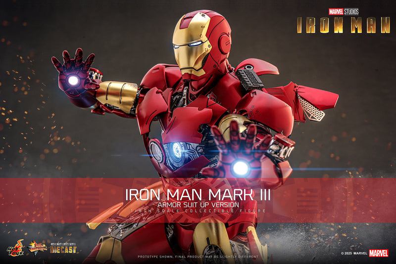 Load image into Gallery viewer, Hot Toys - Iron Man - Iron Man Mark III (Armor Suit Up Version)
