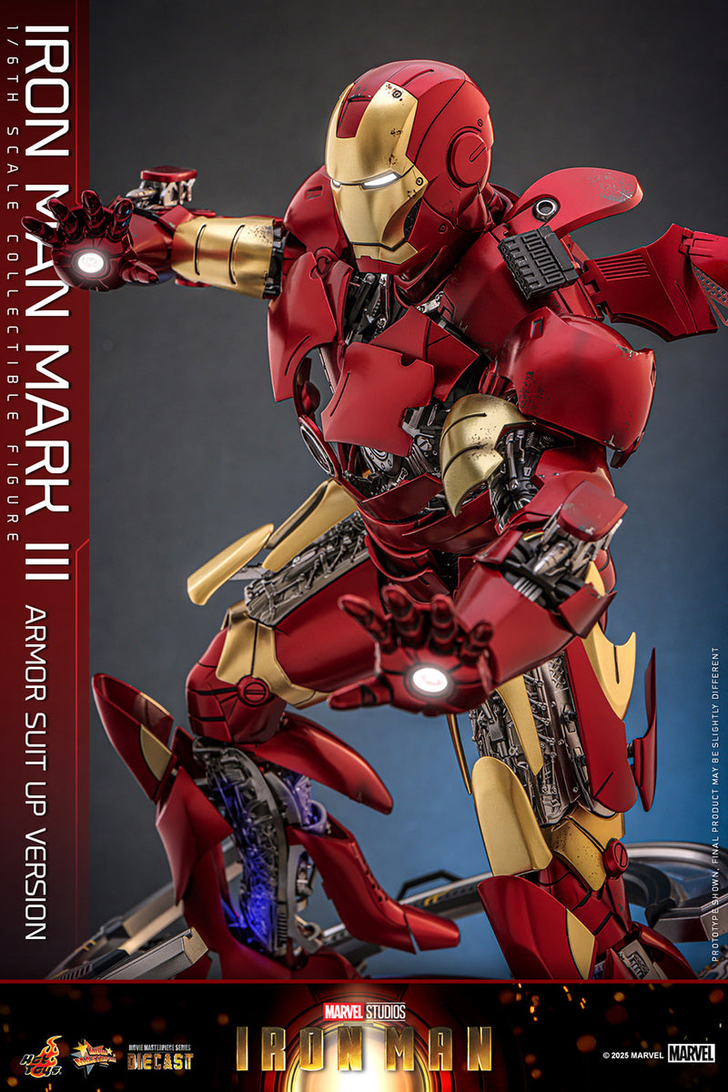 Load image into Gallery viewer, Hot Toys - Iron Man - Iron Man Mark III (Armor Suit Up Version)
