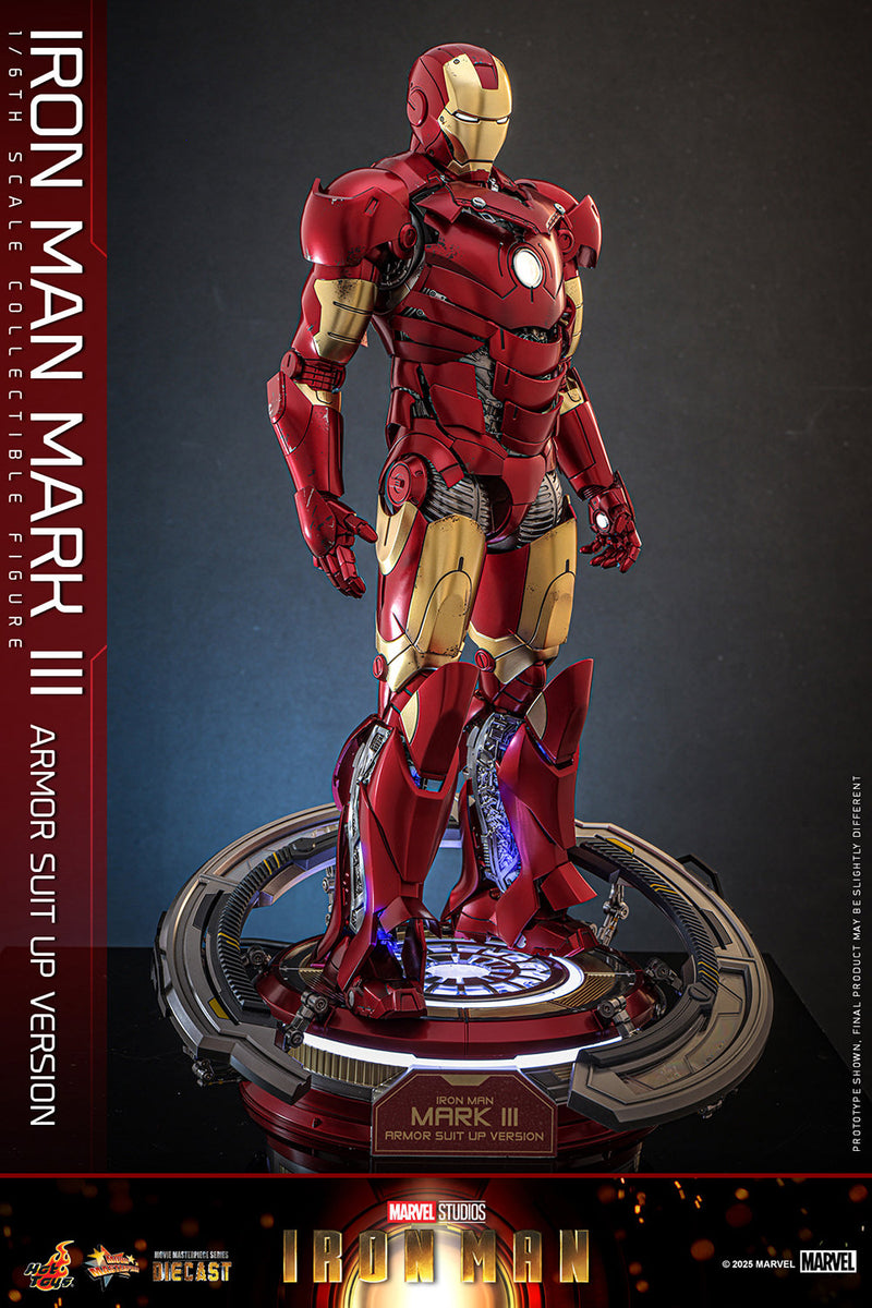 Load image into Gallery viewer, Hot Toys - Iron Man - Iron Man Mark III (Armor Suit Up Version)
