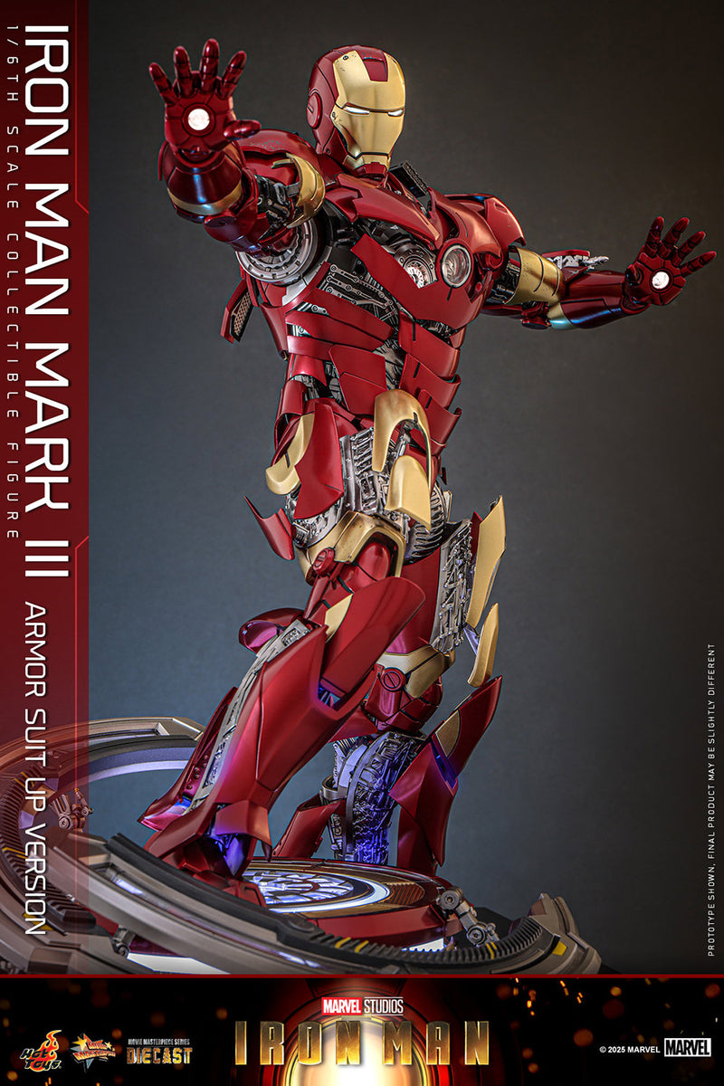 Load image into Gallery viewer, Hot Toys - Iron Man - Iron Man Mark III (Armor Suit Up Version)
